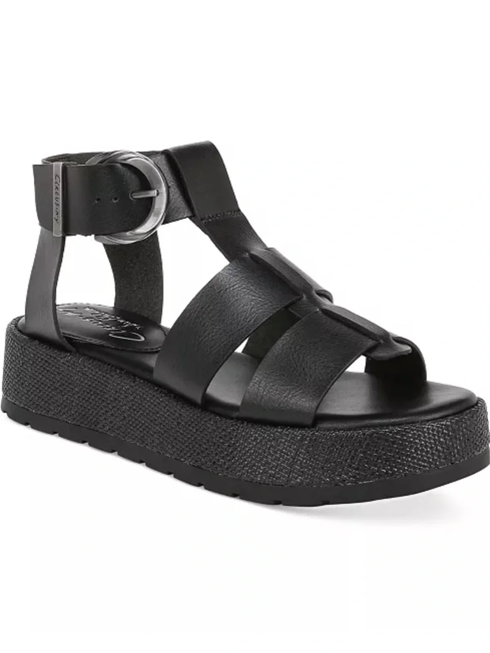 Sam Edelman circus NY Katy Platform Fisherman black Sandals 7.5 women’s